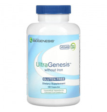 Витаминно-минеральные комплексы Nutra BioGenesis, UltraGenesis, без железа, 180 капсул