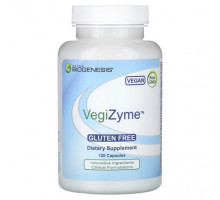 Пищеварительные ферменты Nutra BioGenesis, VegiZyme, 120 капсул