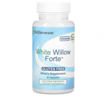 Растительные экстракты и настойки Nutra BioGenesis, White Willow Forte, белая ива, 30 капсул