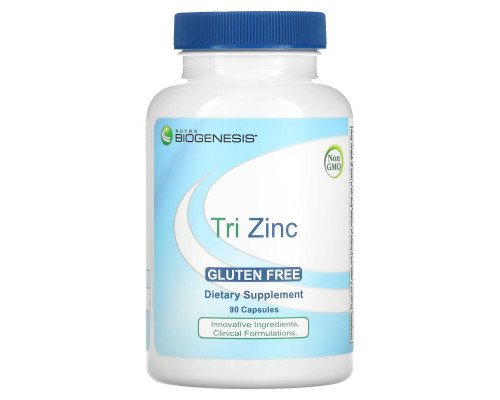 Nutra BioGenesis, Tri Zinc, 90 Capsules (Discontinued Item) Nutra BioGenesis, Tri Zinc, 90 Capsules (Discontinued Item)