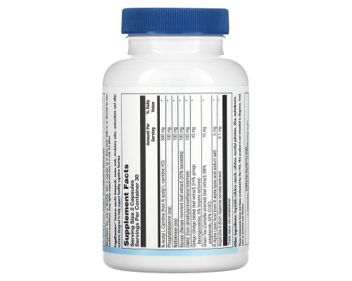 Nutra BioGenesis, CogniFactors, 60 Vegetarian Capsules Nutra BioGenesis, CogniFactors, 60 Vegetarian Capsules