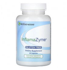 БАДы для укрепления иммунитета Nutra BioGenesis, InflamaZyme, 90 капсул