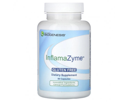 БАДы для укрепления иммунитета Nutra BioGenesis, InflamaZyme, 90 капсул БАДы для укрепления иммунитета Nutra BioGenesis, InflamaZyme, 90 капсул