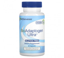 Травы и натуральные средства Nutra BioGenesis, BioAdaptogen Ultra, 60 капсул