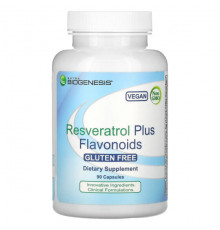 Ресвератрол Resveratrol Plus Flavonoids, 90 Capsules
