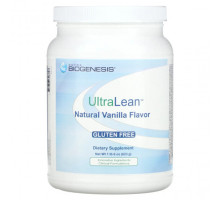Для похудения и контроля веса Nutra BioGenesis, UltraLean, протеиновый порошок, со вкусом натуральной ванили, 623 г (1 фунт, 6 унций)