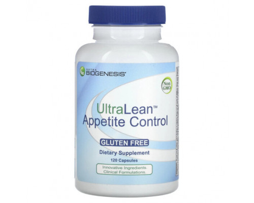 Для похудения и контроля веса Nutra BioGenesis, Ultra Lean, контроль аппетита, 120 капсул Для похудения и контроля веса Nutra BioGenesis, Ultra Lean, контроль аппетита, 120 капсул