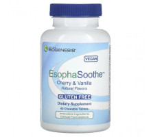 Кальций Nutra BioGenesis, EsophaSoothe, вишня и ваниль, 60 жевательных таблеток