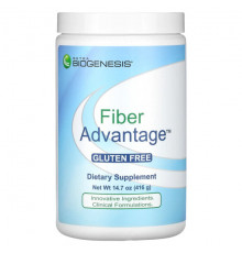 Для пищеварительной системы Nutra BioGenesis, Fiber Advantage, клетчатка, 416 г (14,7 унции)