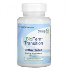 Растительные экстракты и настойки Nutra BioGenesis, BioFem Transition, 60 капсул