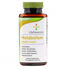 LifeSeasons, Metabolism, Weight Control, 70 Vegetarian Capsules