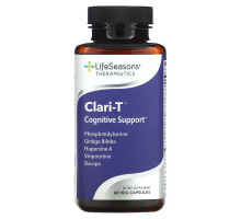 LifeSeasons, Когнитивная поддержка Clari-T, 60 вегетарианских капсул