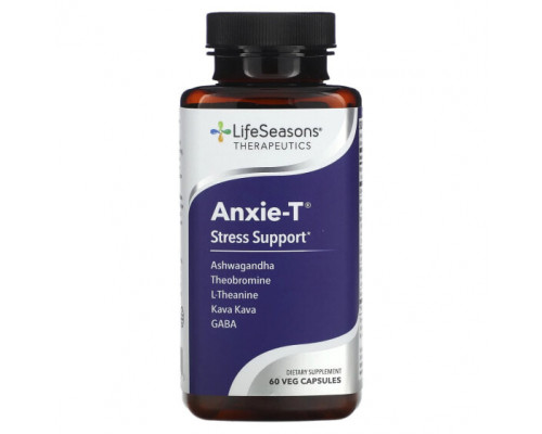Для нервной системы Anxie-T Stress Support, 60 Veg Capsules Для нервной системы Anxie-T Stress Support, 60 Veg Capsules