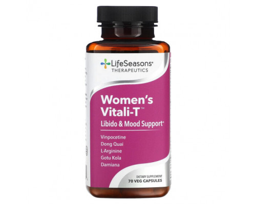 Женское здоровье Women's Vitali-T, Libido & Mood Support, 70 Veg Capsules Женское здоровье Women's Vitali-T, Libido & Mood Support, 70 Veg Capsules