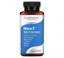 Мужское здоровье LifeSeasons, Nitro-T, добавка для мужчин, 90 растительных капсул