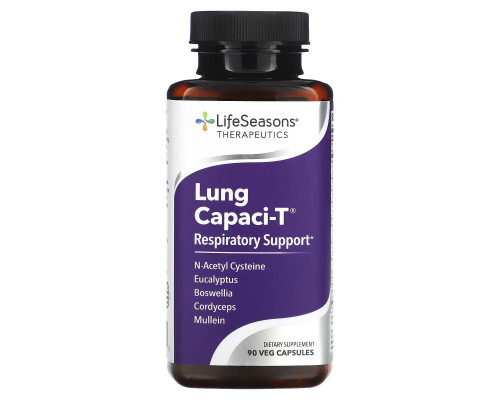 LifeSeasons, Lung Capaci-T, 90 Vegetarian Capsules
