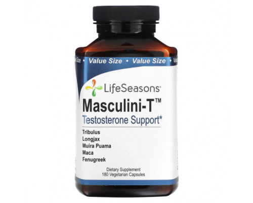 Мужское здоровье Masculini-T, Testosterone Support, 180 Vegetarian Capsules Мужское здоровье Masculini-T, Testosterone Support, 180 Vegetarian Capsules