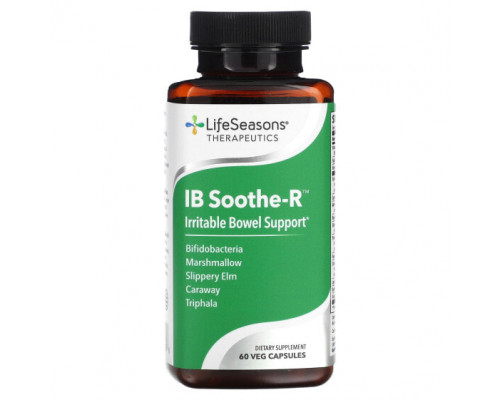 Для пищеварительной системы LifeSeasons, IB Soothe-R`` 60 растительных капсул Для пищеварительной системы LifeSeasons, IB Soothe-R`` 60 растительных капсул