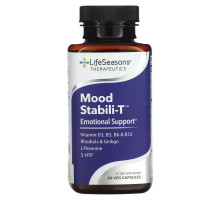 LifeSeasons, Эмоциональная поддержка Mood Uplift-R, 60 вегетарианских капсул