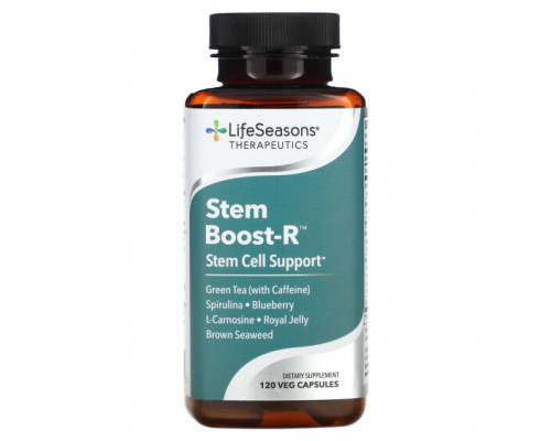 Растительные экстракты и настойки LifeSeasons, Stem Boost-R, 120 растительных капсул Растительные экстракты и настойки LifeSeasons, Stem Boost-R, 120 растительных капсул