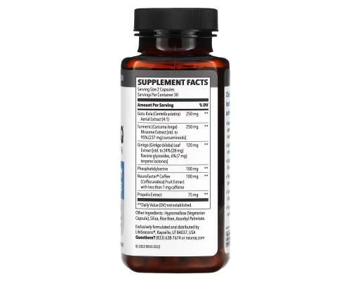 LifeSeasons, NeuroQ Brain Health, 60 Veg Capsules LifeSeasons, NeuroQ Brain Health, 60 Veg Capsules