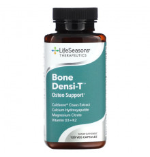 Для мышц и суставов LifeSeasons, Bone Densi-T, Osteo Support, 120 растительных капсул