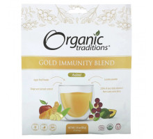 БАДы для укрепления иммунитета Organic Traditions, Gold Immunity Blend, мгновенное действие, 80 г (2,8 унции)