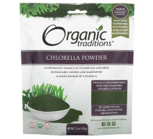 Organic Traditions, Chlorella Powder, 5.3 oz (150 g)