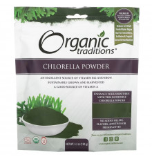 Organic Traditions, Chlorella Powder, 5.3 oz (150 g)