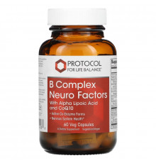 Protocol for Life Balance, B Complex Neuro Factors, 60 Veg Capsules