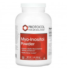 Protocol for Life Balance, Мио-инозитольный порошок, 454 г