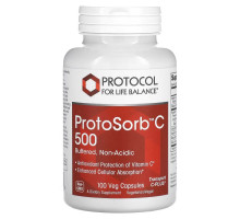 Protocol for Life Balance, ProtoSorbC 500, 100 Veg Capsules