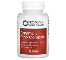 Protocol for Life Balance, Gamma E Toco Complex, 90 Softgels