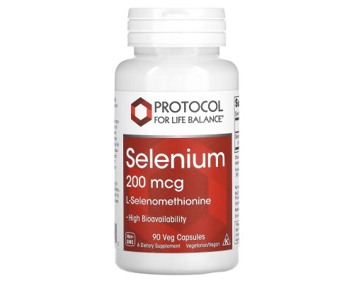 Protocol for Life Balance, Selenium, 200 mcg, 90 Veg Capsules Protocol for Life Balance, Selenium, 200 mcg, 90 Veg Capsules