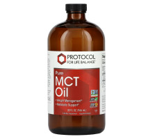 Protocol for Life Balance, Чистое масло среднецпочечных триглицеридов, 946 мл