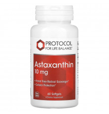 Protocol for Life Balance, Astaxanthin, 10 mg, 60 Softgels