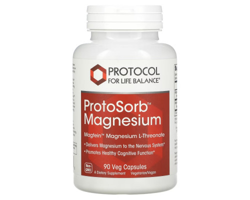 Protocol for Life Balance, Protosorb Magnesium, 90 Veg Capsules Protocol for Life Balance, Protosorb Magnesium, 90 Veg Capsules
