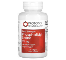 Protocol for Life Balance, Extra Strength Phosphatidyl Serine, 300 mg, 50 Softgels