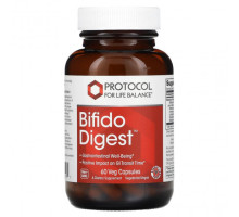 Пребиотики и пробиотики Protocol for Life Balance, Bifido Digest, 60 растительных капсул