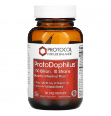 Protocol for Life Balance, ProtoDophilus, 100 Billion, 30 Veg Capsules