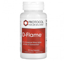 Растительные экстракты и настойки Protocol for Life Balance, D-Flame, 90 растительных капсул