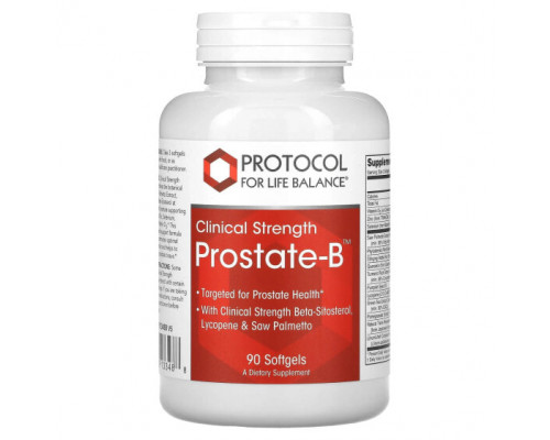 Мужское здоровье Prostate-B, Clinical Strength, 90 Softgels Мужское здоровье Prostate-B, Clinical Strength, 90 Softgels