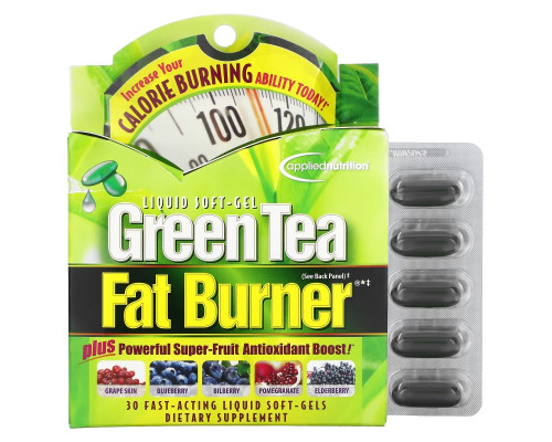 Irwin Naturals Сжигатель жира с зеленым чаем (Green Tea Fat Burner) 30 желатиновых капсул быстрого действия Irwin Naturals Сжигатель жира с зеленым чаем (Green Tea Fat Burner) 30 желатиновых капсул быстрого действия