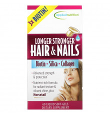 Irwin Naturals, Longer Stronger Hair & Nails, 60 Liquid Soft-Gels