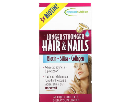 Irwin Naturals, Longer Stronger Hair & Nails, 60 Liquid Soft-Gels Irwin Naturals, Longer Stronger Hair & Nails, 60 Liquid Soft-Gels