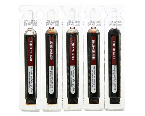 Irwin Naturals, Liquid Collagen, Skin Revitalization, Strawberry& Kiwi Flavored, 10 Liquid-Tubes, 10 ml Each Irwin Naturals, Liquid Collagen, Skin Revitalization, Strawberry& Kiwi Flavored, 10 Liquid-Tubes, 10 ml Each