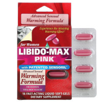 Applied Nutrition, Libido-Max Pink, For Women, 16 Fast-Acting Liquid Soft-Gels
