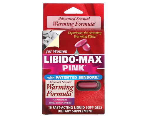 Applied Nutrition, Libido-Max Pink, For Women, 16 Fast-Acting Liquid Soft-Gels Applied Nutrition, Libido-Max Pink, For Women, 16 Fast-Acting Liquid Soft-Gels