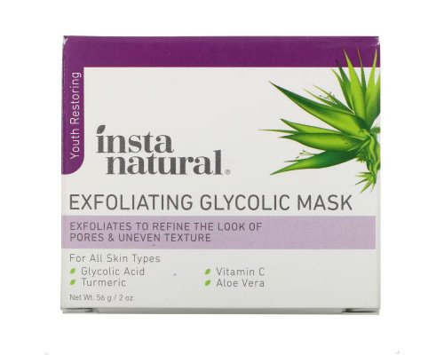 InstaNatural, Exfoliating Glycolic Beauty Mask, 2 oz (56 g) InstaNatural, Exfoliating Glycolic Beauty Mask, 2 oz (56 g)