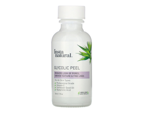 InstaNatural, Glycolic Peel, 1 fl oz (30 ml) InstaNatural, Glycolic Peel, 1 fl oz (30 ml)